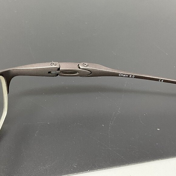 Oakley Eyeglasses 11-746 Chain 6.0 Titanium Dk Bronze Half Rim Metal Frame 48mm main image 15